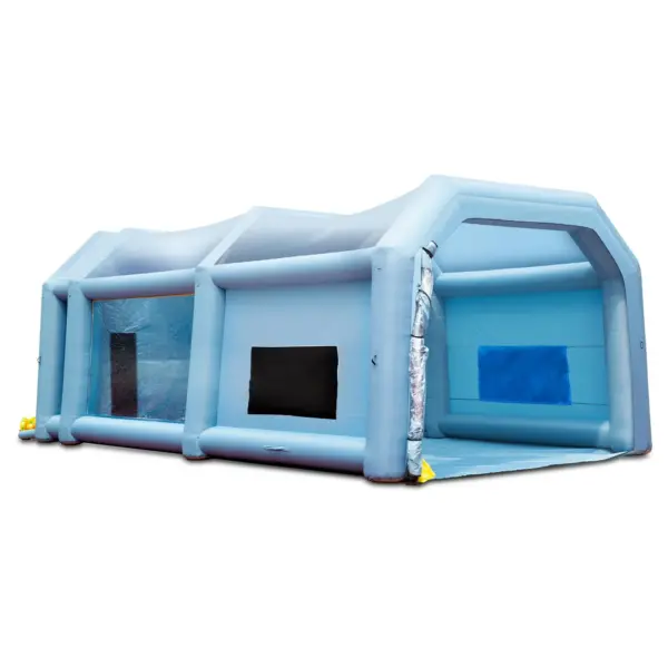 VEVOR Inflatable Paint Booth, 33x20x13ft Inflatable Spray Booth, High Powerful 950W+1100W Blowers Spray Booth Tent, Car Paint Tent Air Filter System for Car Parking Tent Workstation Motorcycle Garage