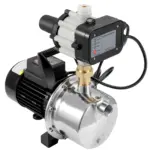 VEVOR Shallow Well Pump, 1HP 115V, 1200 GPH 145 ft Head, Portable Stainless Steel Sprinkler Booster Jet Pumps with Automatic Controller for Garden Lawn Irrigation system, Water Transfer