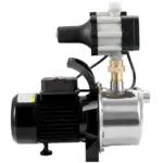 VEVOR Shallow Well Pump, 1HP 115V, 1200 GPH 145 ft Head, Portable Stainless Steel Sprinkler Booster Jet Pumps with Automatic Controller for Garden Lawn Irrigation system, Water Transfer