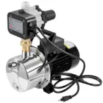 VEVOR Shallow Well Pump, 1HP 115V, 1200 GPH 145 ft Head, Portable Stainless Steel Sprinkler Booster Jet Pumps with Automatic Controller for Garden Lawn Irrigation system, Water Transfer