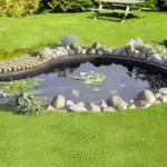 VEVOR Pond Liner, 30 x 35 ft 45 Mil Thickness, Pliable EPDM Material Pond Skins, Easy Cutting Underlayment for Fish or Koi Ponds, Water Features, Waterfall Base, Fountains, Water Gardens, Black
