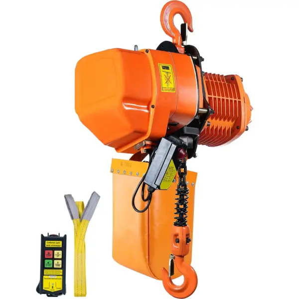VEVOR 2 Ton Wireless Electric Chain Hoist, 4400 LBS Capacity with 20 FT Lifting Height, IP54 Protection, Three Phase Overhead Crane with G100 Chain