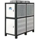 VEVOR Water Chiller 15Ton, Capacity Industrial Chiller 15Hp, Air-Cooled Water Chiller, Finned Condenser, with Micro-Computer Control, Stainless Steel Water Tank Chiller Machine for Cooling Water