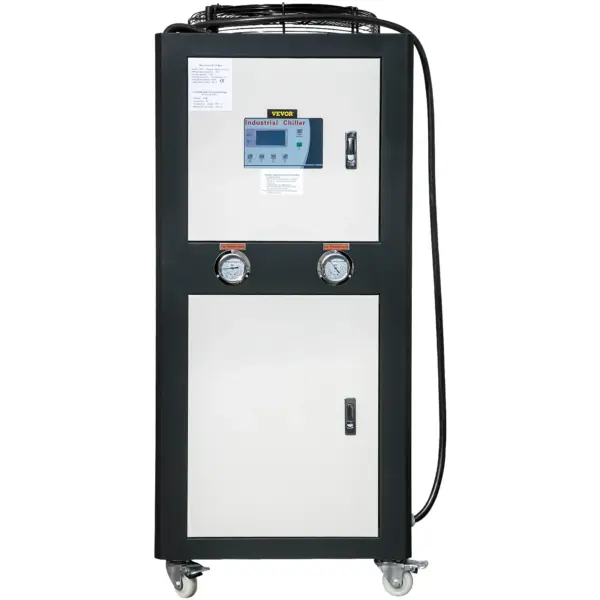 VEVOR Water Chiller 6Ton Capacity, Industrial Chiller 6Hp, Air-Cooled Water Chiller, Finned Condenser, with Micro-Computer Control, Stainless Steel Water Tank Chiller Machine for Cooling Water