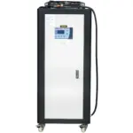 VEVOR Air Cooled Water Chiller 5 Ton Portable, 5Hp 53L Tank Industrial Chiller, Finned Condenser w/Micro-Computer Control, 15KW Cooling Capacity Stainless Steel Tank Chiller Machine for Cooling Water