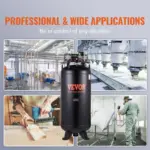 VEVOR 80 Gallon Air Compressor, 6.5HP 15.5SCFM@90 PSI, 2-Stage 145PSI Oil Free Stationary Air Compressor Tank for Industrial Manufacturing, Construction Sites (3-Phase Power, 220V 60 Hz)