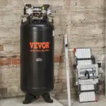 VEVOR 80 Gallon Air Compressor, 6.5HP 15.5SCFM@90 PSI, 2-Stage 145PSI Oil Free Stationary Air Compressor Tank for Industrial Manufacturing, Construction Sites (3-Phase Power, 220V 60 Hz)