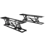 VEVOR Car Lift, 7,000 LBS Capacity Portable Car Lift, with Extended-Length Plates, 26.8" Max. Height, Heavy-duty Carbon Steel Truck Lift with 120V Power Unit, Auto Car Jack Lifts for Home Garage Shop