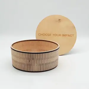 Wooden Gift box "CHOOSE YOUR IMPACT"