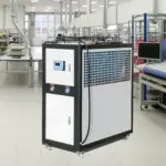 VEVOR Industrial Water Chiller, 9.4HP 16 Gal Air-Cooled Industrial Water Chiller, 15,100 Kcal/h Cooling Capacity with Finned Condenser Micro-Computer Control 60L Water Tank, for Cooling Water