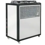VEVOR Industrial Water Chiller, 9.4HP 16 Gal Air-Cooled Industrial Water Chiller, 15,100 Kcal/h Cooling Capacity with Finned Condenser Micro-Computer Control 60L Water Tank, for Cooling Water