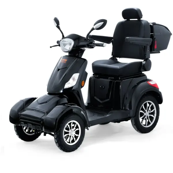 VEVOR Heavy Duty 4-Wheel Mobility Scooters for Seniors & Adults 500lbs Capacity - 31 Miles 3-Speed Long Range, 800W All Terrain Electric Recreational Scooter Wheelchair with 25 Max Climbing Capacity