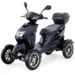 VEVOR Heavy Duty 4-Wheel Mobility Scooters for Seniors & Adults 450lbs Capacity - 40 Miles 3-Speed Long Range, 500W All Terrain Electric Recreational Scooter Wheelchair with 20 Max Climbing Capacity