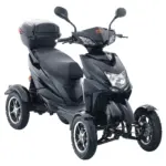 VEVOR Heavy Duty 4-Wheel Mobility Scooters for Seniors & Adults 450lbs Capacity - 40 Miles 3-Speed Long Range, 500W All Terrain Electric Recreational Scooter Wheelchair with 20 Max Climbing Capacity
