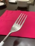 White & Silver Flatware Stainless Steel Set of 20