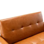 51" Convertible Sleeper Bed, Adjustable Oversized Armchair with Dual USB Ports for Small Space
