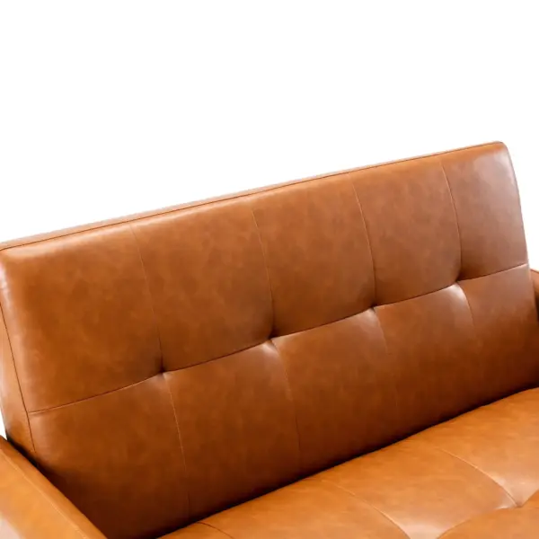 51" Convertible Sleeper Bed, Adjustable Oversized Armchair with Dual USB Ports for Small Space