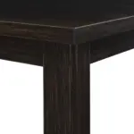 Rustic Wooden Counter Height Dining Table for Small Places, Espresso