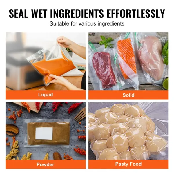 VEVOR Chamber Vacuum Sealer, 1200W Sealing Power, Vacuum Packing Machine for Wet Foods, Meats, Marinades and More, Compact Size with 23.6 in Sealing Length, Applied in Home Kitchen and Commercial Use