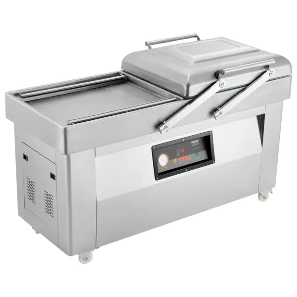 VEVOR Chamber Vacuum Sealer, 1200W Sealing Power, Vacuum Packing Machine for Wet Foods, Meats, Marinades and More, Compact Size with 23.6 in Sealing Length, Applied in Home Kitchen and Commercial Use