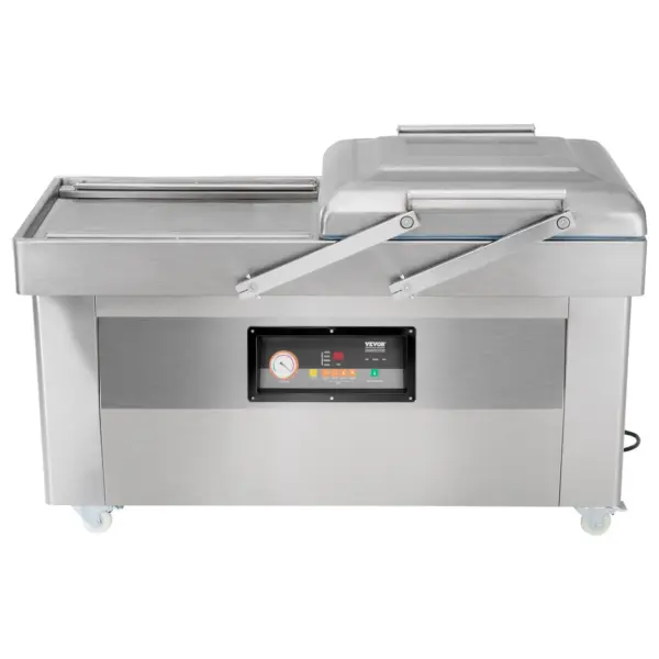 VEVOR Chamber Vacuum Sealer, 1200W Sealing Power, Vacuum Packing Machine for Wet Foods, Meats, Marinades and More, Compact Size with 23.6 in Sealing Length, Applied in Home Kitchen and Commercial Use