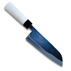 Aogami 165 | Santoku Knife 165mm Blue#2 Soft iron Blade | Made in Japan