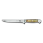 ALPHA OLIVE | Boning Knife 16cm (Flexible) | Forged Steel / Olive wood handle