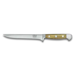 ALPHA OLIVE | Boning Knife 16cm (Flexible) | Forged Steel / Olive wood handle