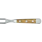 ALPHA OLIVE | Meat Fork 7" | Forged Steel / Olive wood handle