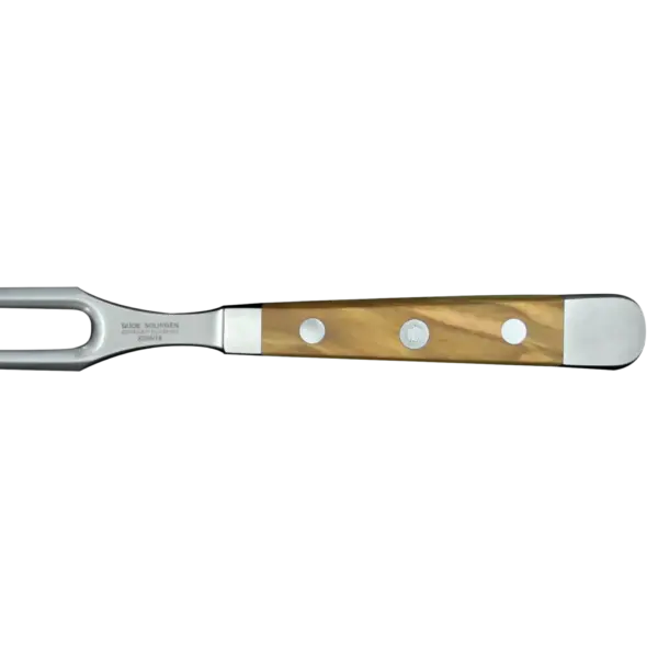 ALPHA OLIVE | Meat Fork 7" | Forged Steel / Olive wood handle