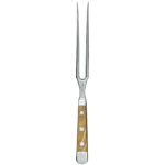 ALPHA OLIVE | Meat Fork 7" | Forged Steel / Olive wood handle