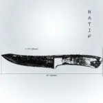 Hatif Hunter Special - Damascus Steel Skinner Knife 5 inch with Leather Sheath