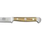 ALPHA OLIVE | Tomato Knife 13cm | Forged Steel / Olive wood handle