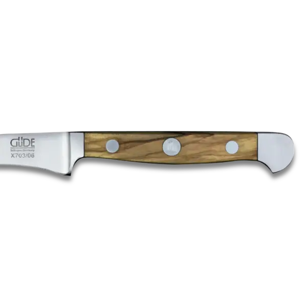 ALPHA OLIVE | Pairing Knife 2.36" | Forged Steel / Olive wood handle