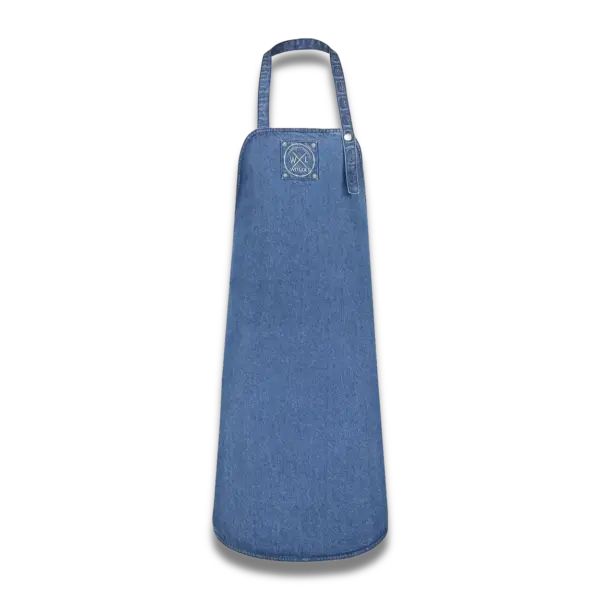 WITLOFT - Apron Denim Medium Long - Mid Blue