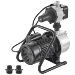 VEVOR Shallow Well Pump, 1HP 115V, 1200 GPH 145 ft Head, Portable Stainless Steel Sprinkler Booster Jet Pumps with Automatic Controller for Garden Lawn Irrigation system, Water Transfer