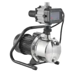 VEVOR Shallow Well Pump, 1HP 115V, 1200 GPH 145 ft Head, Portable Stainless Steel Sprinkler Booster Jet Pumps with Automatic Controller for Garden Lawn Irrigation system, Water Transfer