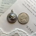 Designer Zipper Pull Round Silver Set