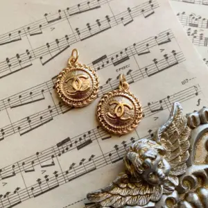 Designer Zipper Pull Round Rose Gold Set