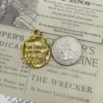Designer Tag Zipper Pull Gold