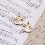 Designer Zipper Pull Mini Pearl Goldtone Set