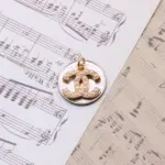Designer Zipper Pull Mini Pearl Goldtone Set