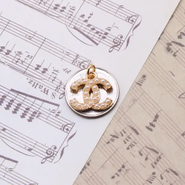 Designer Zipper Pull Mini Pearl Goldtone Set