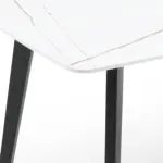 J3710 Porcelain Dining Table White 70"