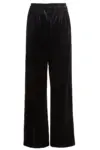 Wide Leg Velvet Trousers