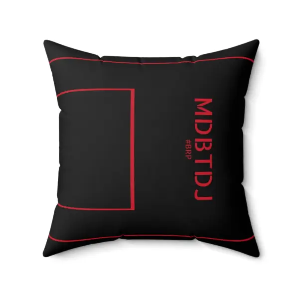 MDBTDJ#BRP Spun Polyester Square Pillow