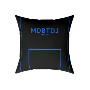 MDBTDJ#BBLUP Spun Polyester Square Pillow