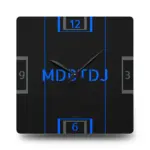 MDBTDJ#BLUBGY Premium Acrylic Wall Clock