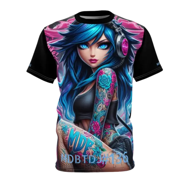 MDBTDJ#136 Premium Tee Shirt - Unisex Tattooed Dj's Limited Edition