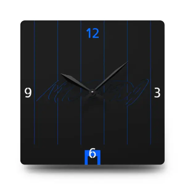 MDBTDJ#PSBLUW Premium Acrylic Wall Clock